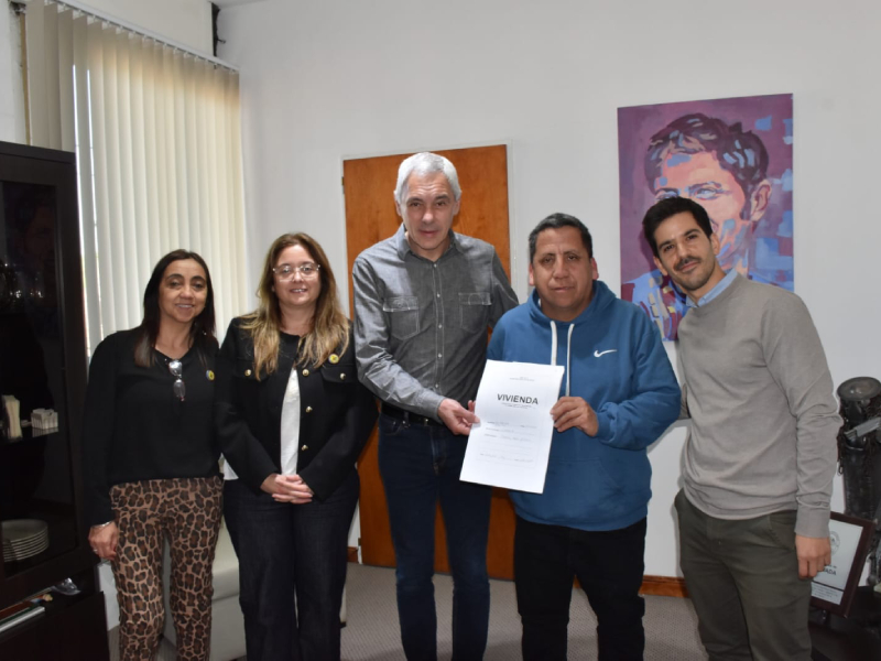 Cagliardi recibió al director provincial del Registro de la Propiedad